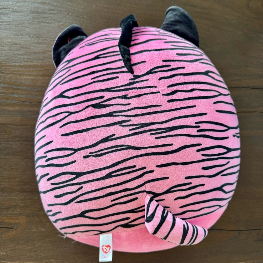 Ty Squish Pink Stuffed Animal - Picture 2 of 3